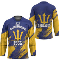 Barbados Pride Est 1966 Hockey Jersey - Wonder Print Shop