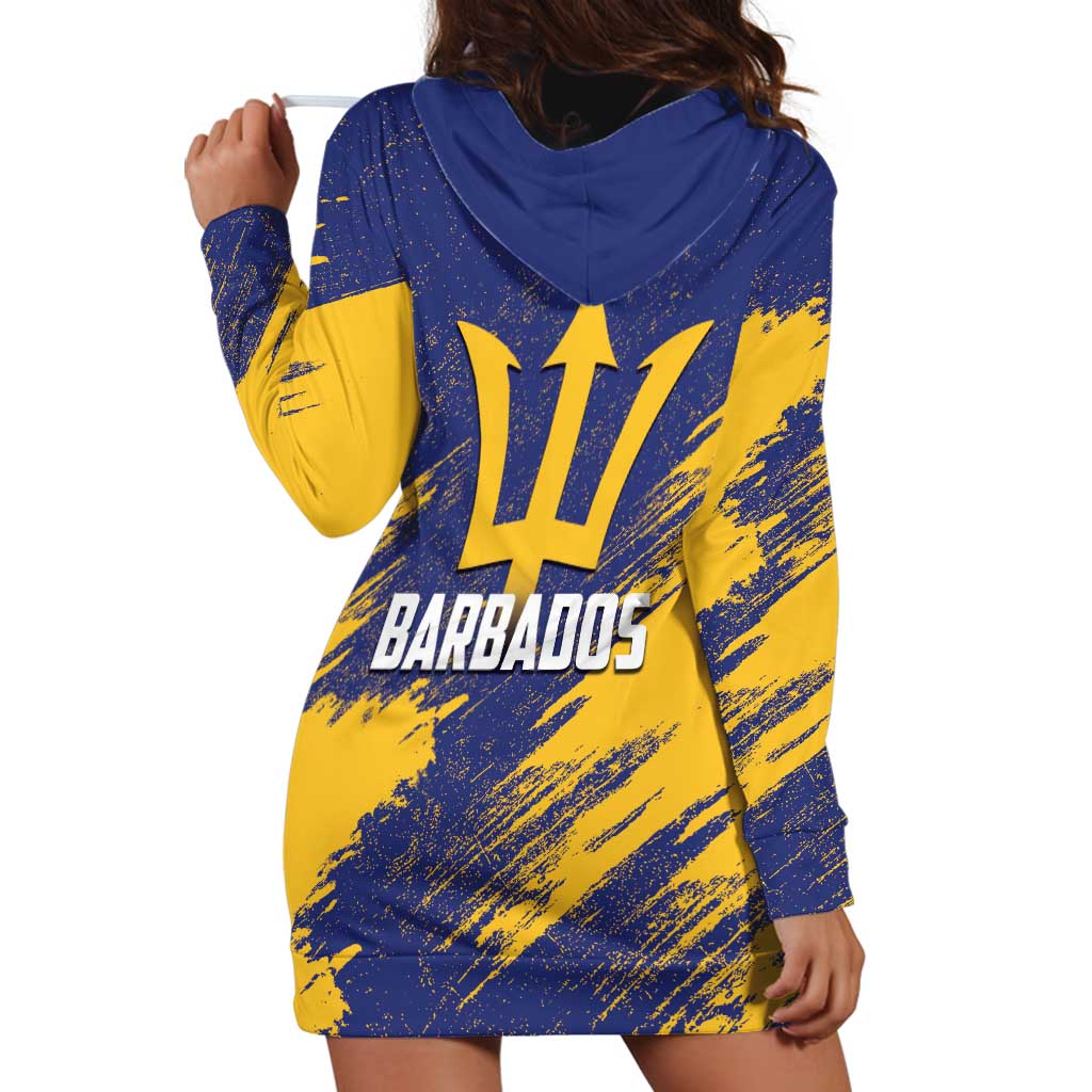 Barbados Pride Est 1966 Hoodie Dress - Wonder Print Shop