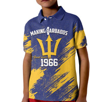 Barbados Pride Est 1966 Kid Polo Shirt - Wonder Print Shop
