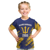 Barbados Pride Est 1966 Kid T Shirt - Wonder Print Shop