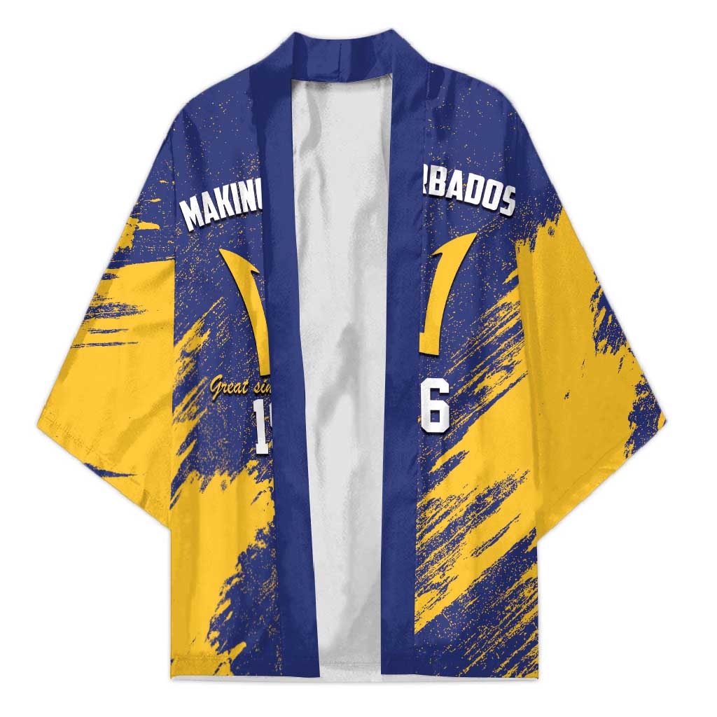 Barbados Pride Est 1966 Kimono - Wonder Print Shop