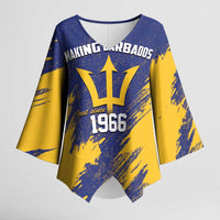 Barbados Pride Est 1966 Kimono Sleeve Blouse - Wonder Print Shop