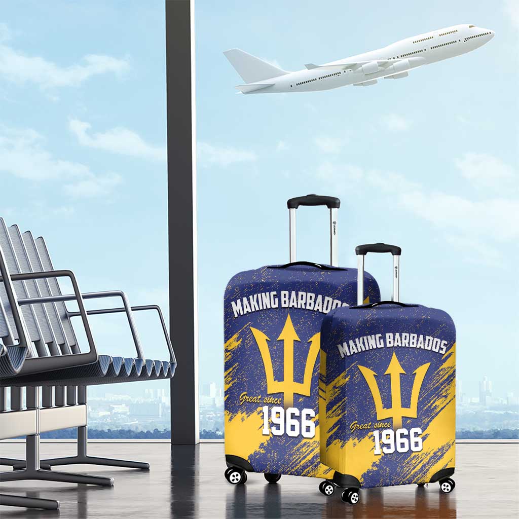 Barbados Pride Est 1966 Luggage Cover - Wonder Print Shop