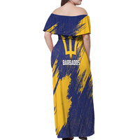 Barbados Pride Est 1966 Off Shoulder Maxi Dress - Wonder Print Shop