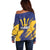 Barbados Pride Est 1966 Off Shoulder Sweater - Wonder Print Shop