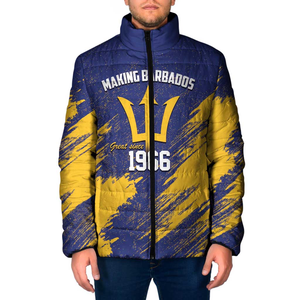 Barbados Pride Est 1966 Padded Jacket - Wonder Print Shop