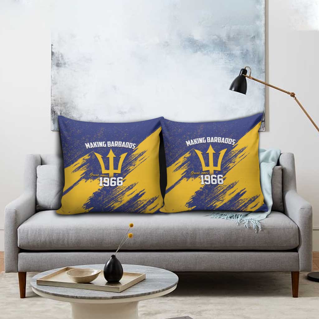 Barbados Pride Est 1966 Pillow Cover - Wonder Print Shop