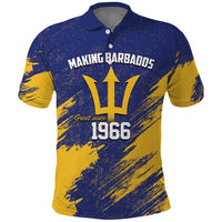 Barbados Pride Est 1966 Polo Shirt - Wonder Print Shop