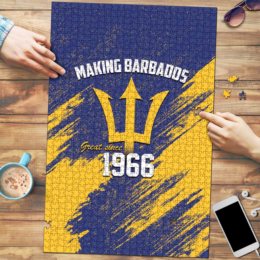 Barbados Pride Est 1966 Puzzle - Wonder Print Shop