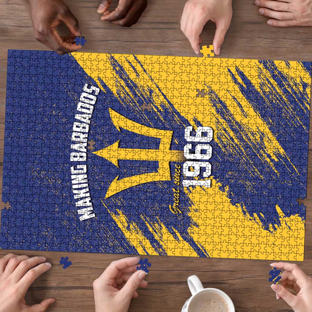 Barbados Pride Est 1966 Puzzle - Wonder Print Shop