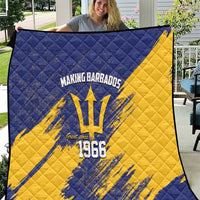 Barbados Pride Est 1966 Quilt - Wonder Print Shop