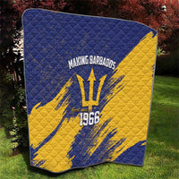Barbados Pride Est 1966 Quilt - Wonder Print Shop