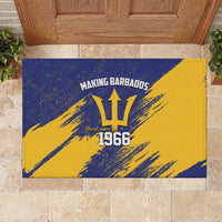 Barbados Pride Est 1966 Rubber Doormat - Wonder Print Shop