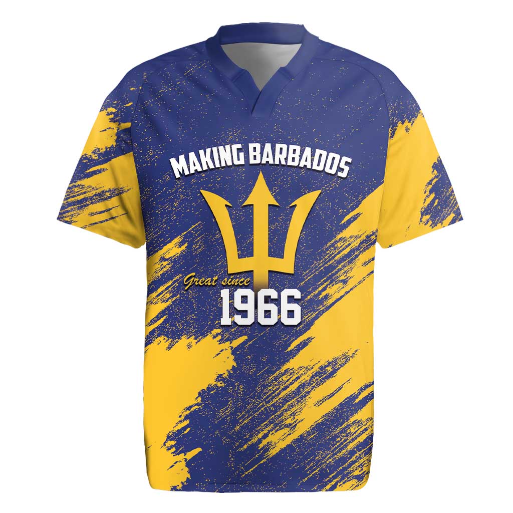 Barbados Pride Est 1966 Rugby Jersey - Wonder Print Shop