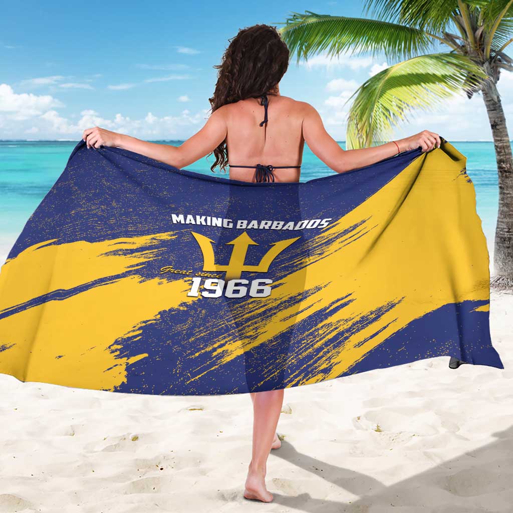 Barbados Pride Est 1966 Sarong - Wonder Print Shop