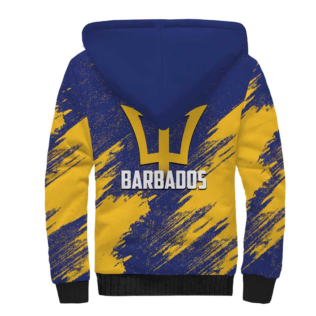 Barbados Pride Est 1966 Sherpa Hoodie - Wonder Print Shop