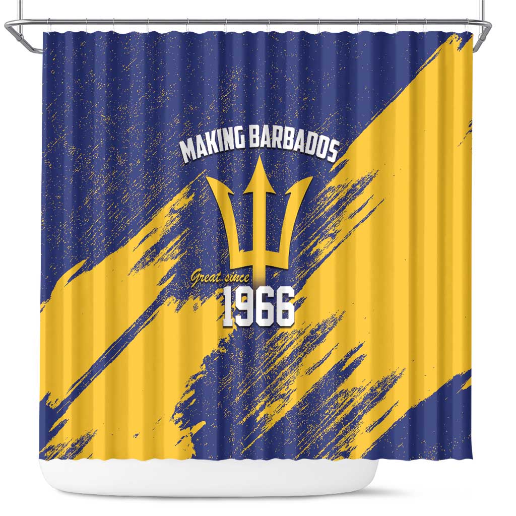 Barbados Pride Est 1966 Shower Curtain - Wonder Print Shop