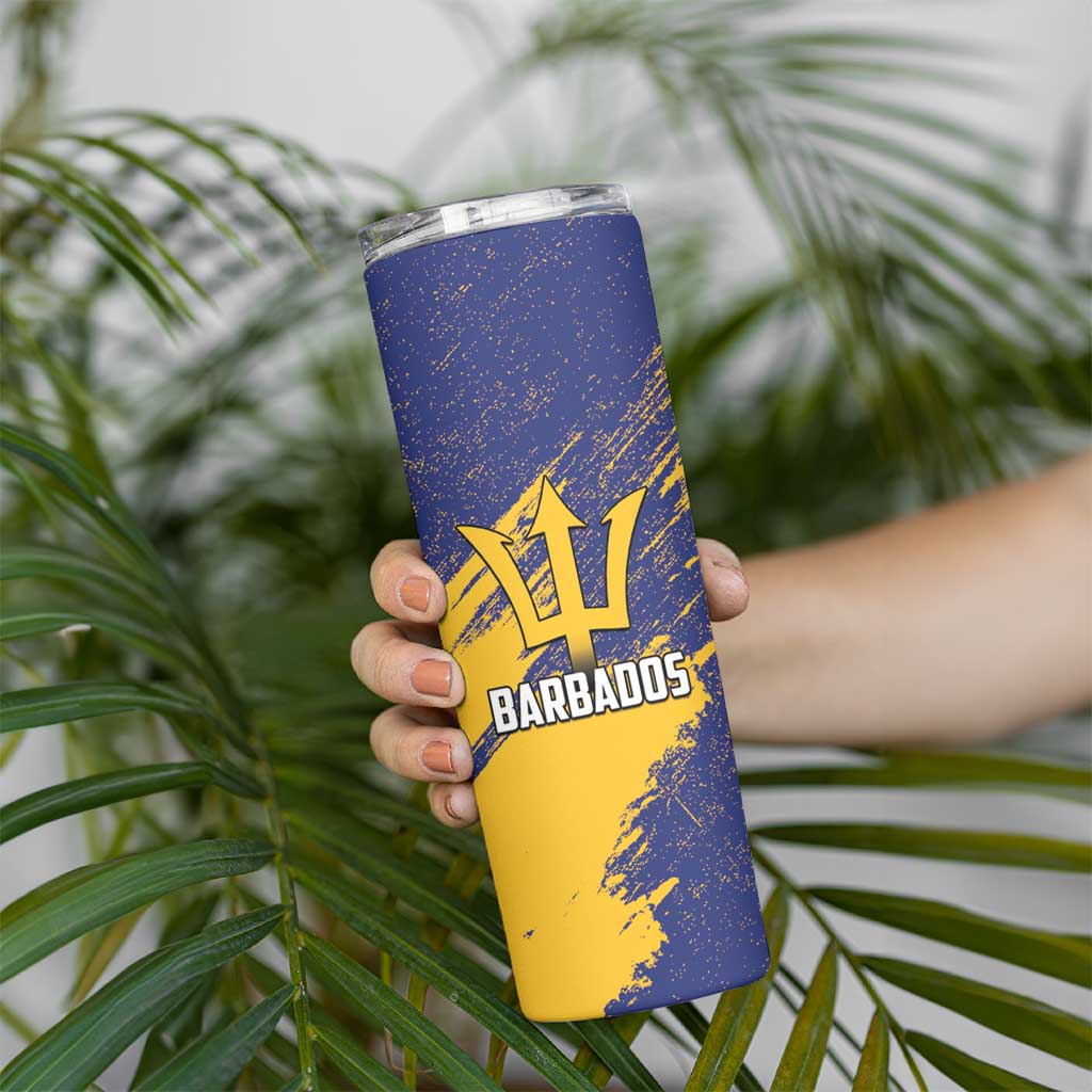 Barbados Pride Est 1966 Skinny Tumbler - Wonder Print Shop