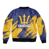 Barbados Pride Est 1966 Sleeve Zip Bomber Jacket - Wonder Print Shop