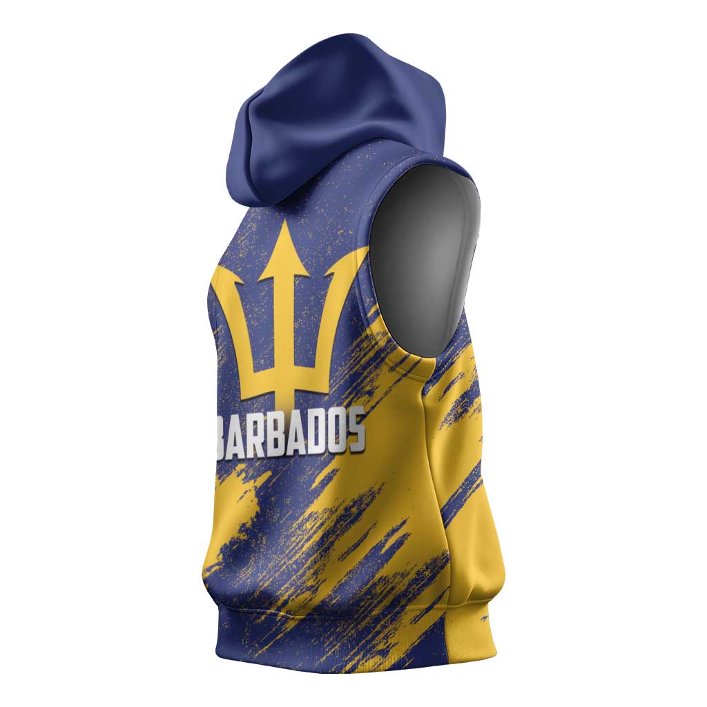 Barbados Pride Est 1966 Sleeveless Hoodie - Wonder Print Shop