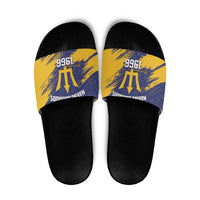 Barbados Pride Est 1966 Slide Sandals - Wonder Print Shop