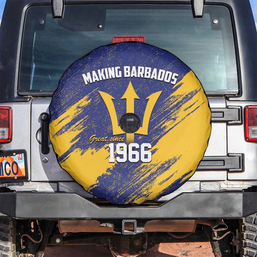 Barbados Pride Est 1966 Spare Tire Cover - Wonder Print Shop