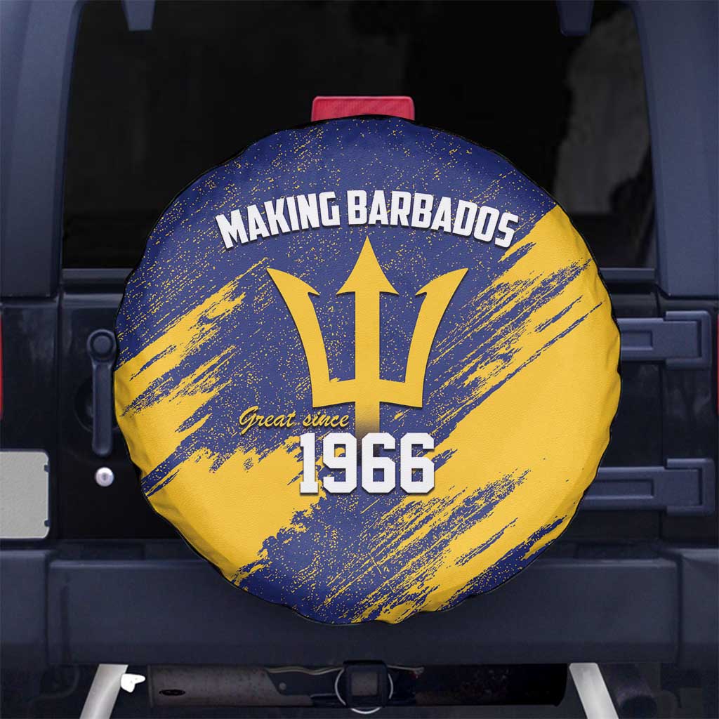Barbados Pride Est 1966 Spare Tire Cover - Wonder Print Shop