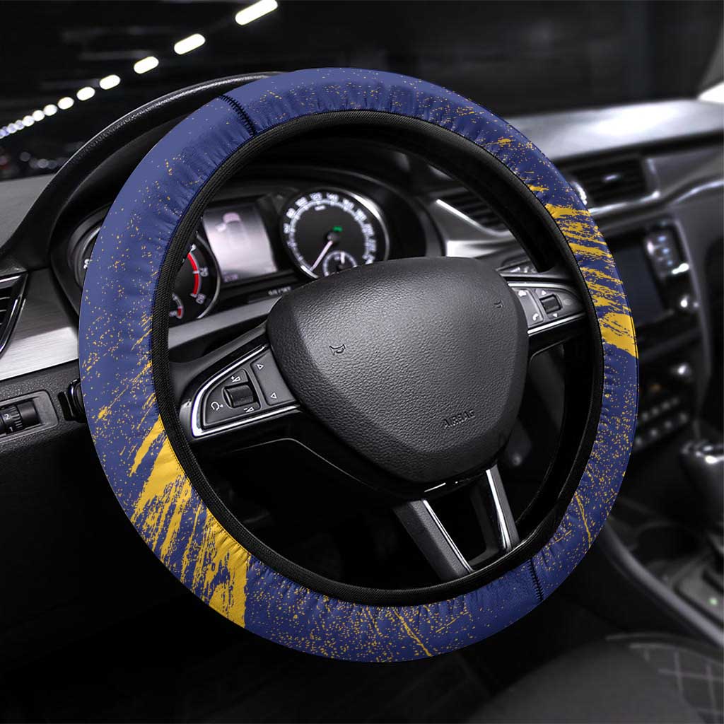 Barbados Pride Est 1966 Steering Wheel Cover - Wonder Print Shop