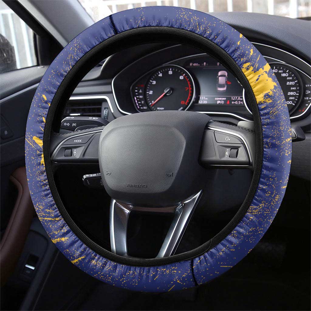 Barbados Pride Est 1966 Steering Wheel Cover - Wonder Print Shop