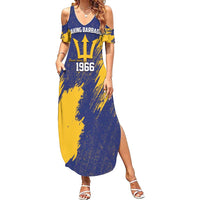 Barbados Pride Est 1966 Summer Maxi Dress - Wonder Print Shop