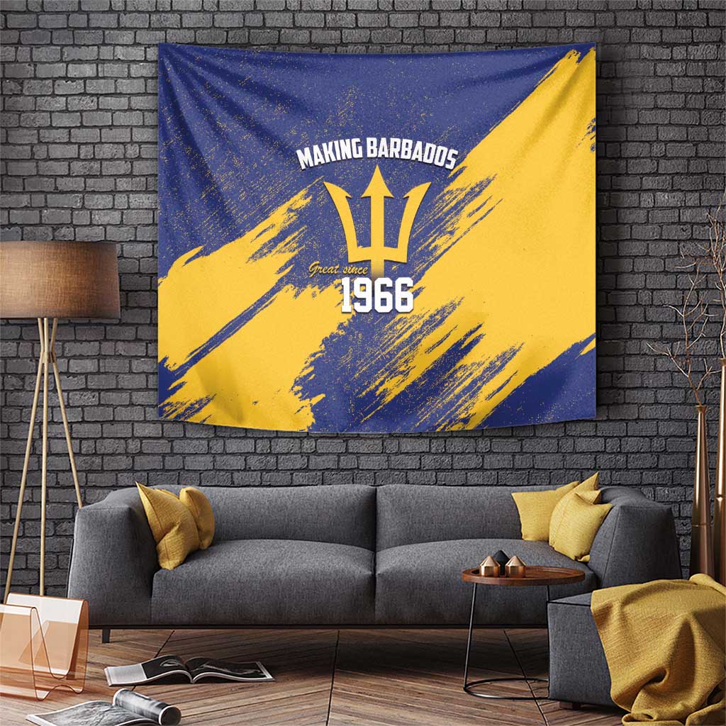 Barbados Pride Est 1966 Tapestry - Wonder Print Shop