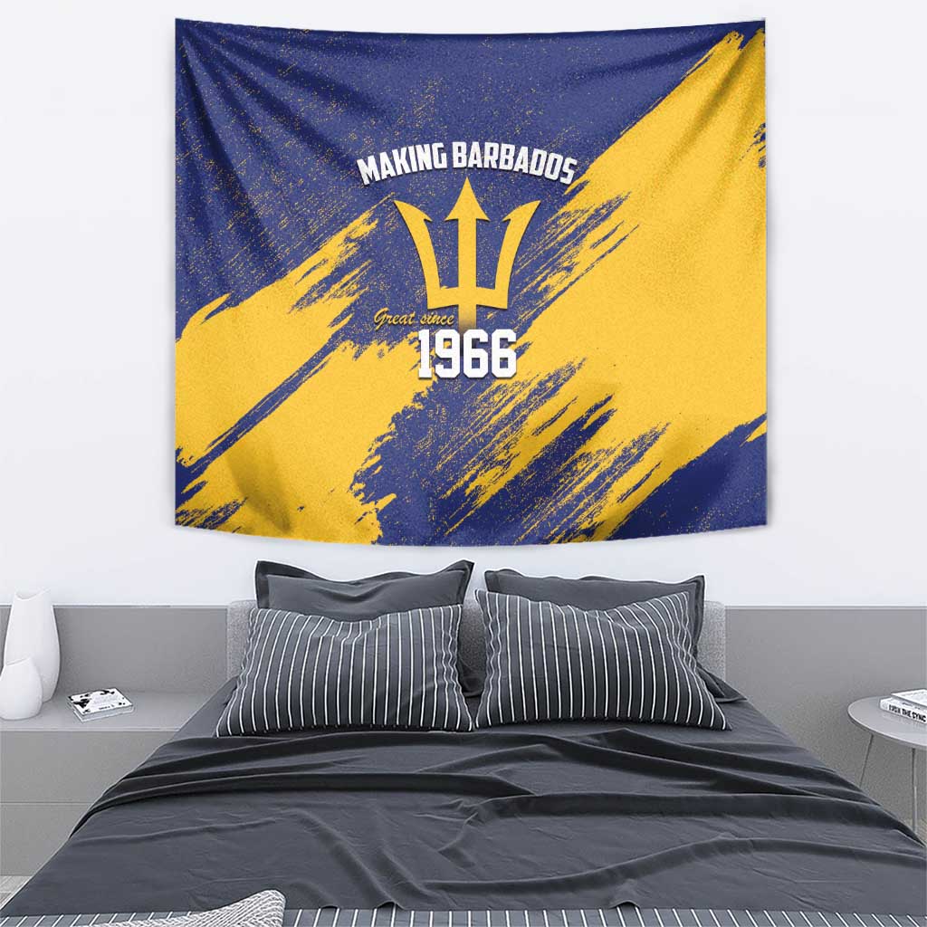 Barbados Pride Est 1966 Tapestry - Wonder Print Shop