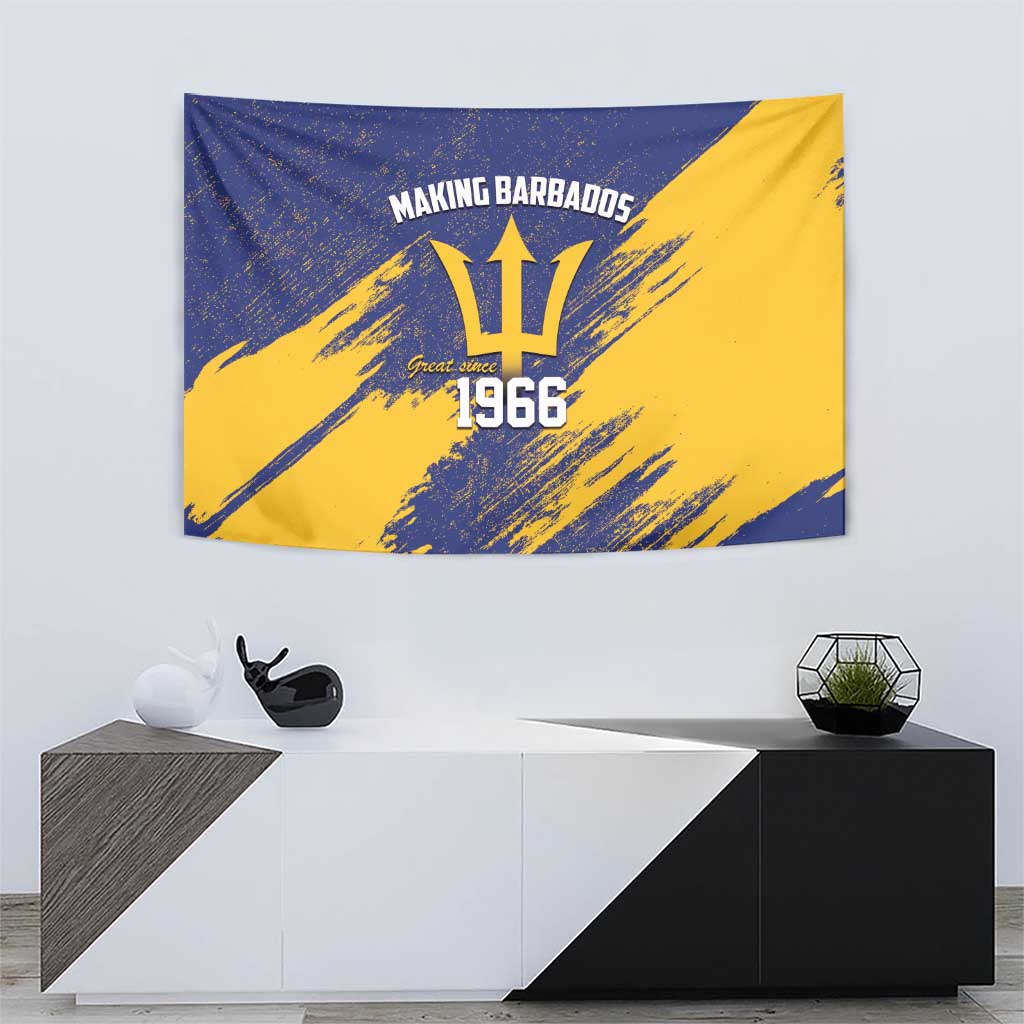 Barbados Pride Est 1966 Tapestry - Wonder Print Shop