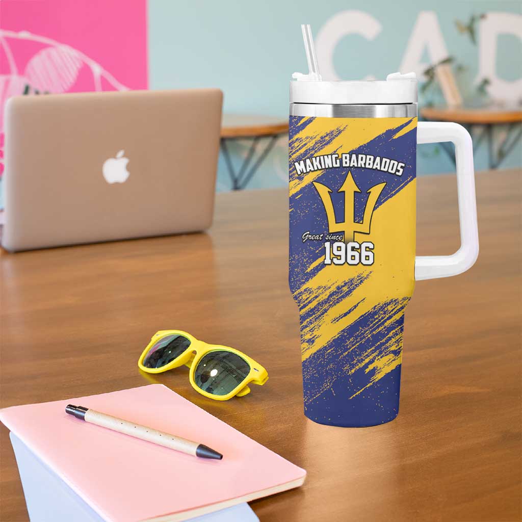 Barbados Pride Est 1966 Tumbler With Handle - Wonder Print Shop