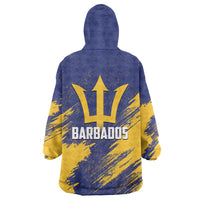 Barbados Pride Est 1966 Wearable Blanket Hoodie - Wonder Print Shop