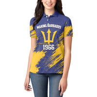 Barbados Pride Est 1966 Women Polo Shirt - Wonder Print Shop
