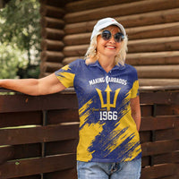 Barbados Pride Est 1966 Women Polo Shirt - Wonder Print Shop