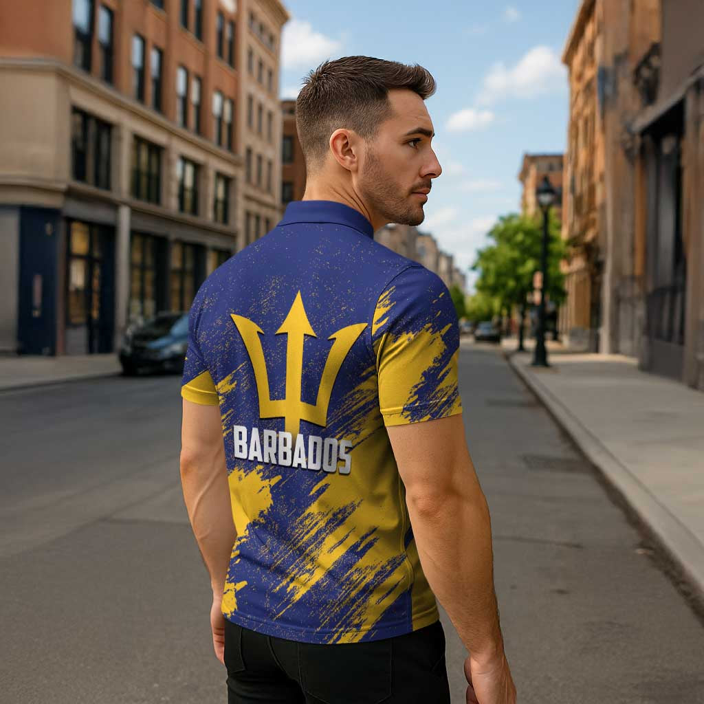 Barbados Pride Est 1966 Zipper Polo Shirt - Wonder Print Shop