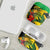 Personalized Jamaica Crocodile AirPods Case Tropical Flowers Grunge Flag - Wonder Print Shop
