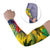 Personalized Jamaica Crocodile Arm Sleeves Tropical Flowers Grunge Flag - Wonder Print Shop