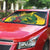 Personalized Jamaica Crocodile Auto Sun Shade Tropical Flowers Grunge Flag - Wonder Print Shop