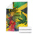 Personalized Jamaica Crocodile Blanket Tropical Flowers Grunge Flag - Wonder Print Shop