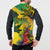 Personalized Jamaica Crocodile Button Sweatshirt Tropical Flowers Grunge Flag - Wonder Print Shop