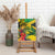 Personalized Jamaica Crocodile Canvas Wall Art Tropical Flowers Grunge Flag - Wonder Print Shop
