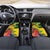Personalized Jamaica Crocodile Car Mats Tropical Flowers Grunge Flag - Wonder Print Shop