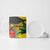 Personalized Jamaica Crocodile Ceramic Mug Tropical Flowers Grunge Flag - Wonder Print Shop