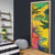 Personalized Jamaica Crocodile Door Cover Tropical Flowers Grunge Flag - Wonder Print Shop