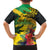 Personalized Jamaica Crocodile Family Matching Puletasi and Hawaiian Shirt Tropical Flowers Grunge Flag - Wonder Print Shop