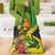 Personalized Jamaica Crocodile Grocery Bag Tropical Flowers Grunge Flag - Wonder Print Shop