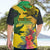 Personalized Jamaica Crocodile Hawaiian Shirt Tropical Flowers Grunge Flag - Wonder Print Shop